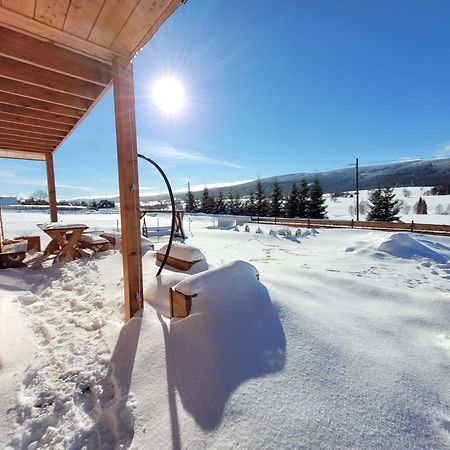 Osada Orlica Klimatyczne Domki Z Widokiem Na Gory I Termalnym Spa Sauna Jacuzzi 4 Km Od Zieleniec Ski Arena Lasowka エクステリア 写真